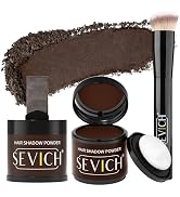 Sevich Hairline Powder 10g 2-Pack with Brush, Instantly Conceals Hair Loss & Thinning, 48H Waterp...