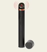 Black Wolf Revitalizing Eye Pen - Soothing Vibration Techology with Warm & Cool Modes - Compact U...