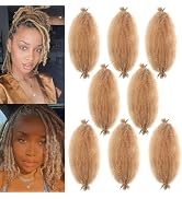 8 Packs Springy Afro Twist Hair 8 Inch Marley Twist Braiding Hair Kinky Twist Hair Short Marley H...