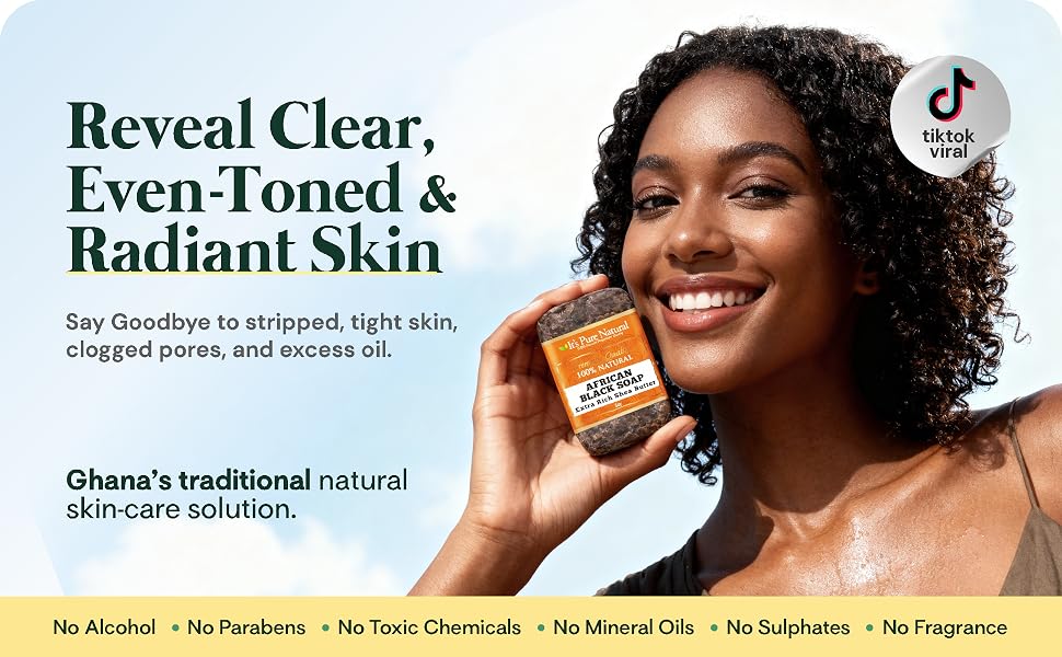 African Black Soap Bars