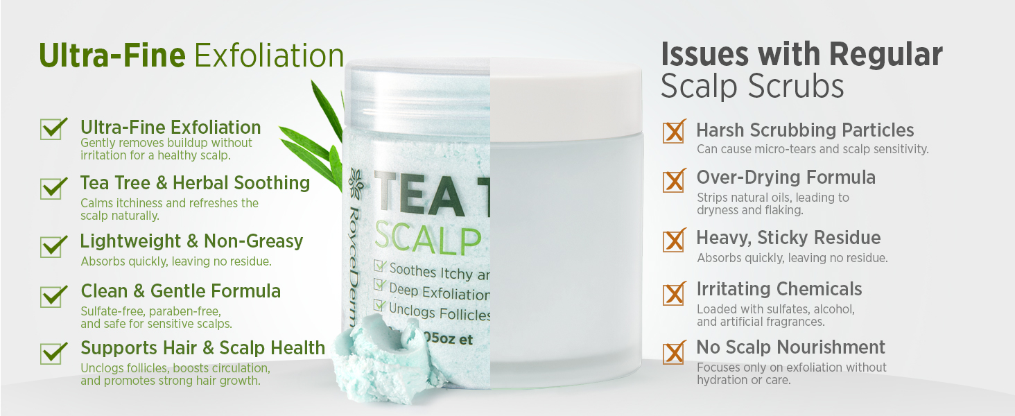 tea tree scalp scrub