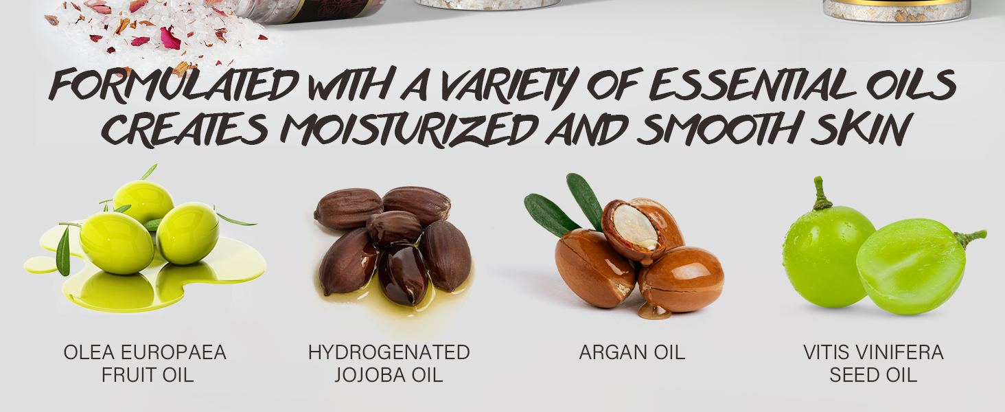 Formulated with a Variety of Essential Oils Creates moisturized and smooth skin