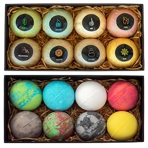 Bath bombs for men box