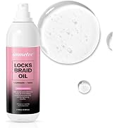 immetee Locks Braid Oil, Refreshes Dry & Itchy Scalp, Braid Oil for Braids, Locks, Twists, Cornro...
