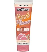 Soap & Glory Peach Please Body Lotion for Women - Vitamin E, Shea Butter, Coconut & Sweet Almond ...