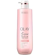 Olay Super Serum Body Wash for Normal Skin, 24hr Long Lasting Hydration, 5+ Ingredient Serum Comp...