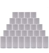 Healthcom 15ml White Plastic Deodorant Containers 0.5 Oz New Empty Oval Lip Balm Tubes Empty Deod...