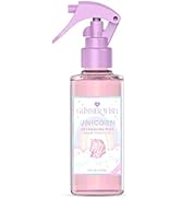 Glimmer Wish Unicorn Hair Detangling Mist, Vanilla Cotton Candy Scent Kids Detangler Spray, Cocon...