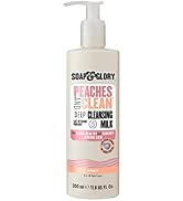 Soap and Glory Peaches & Clean Deep Cleansing Milk - 4 in1 Milk Cleanser & Makeup Remover with Pe...