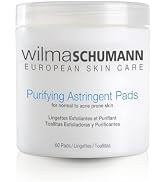 Wilma Schumann Purifying Astringent Pads for Face, Skin Exfoliating Pads with Salicylic Acid, Pac...
