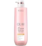 Olay Super Serum Body Wash for Extra Dry Skin, 24hr Long Lasting Hydration, 5+ Ingredient Serum C...