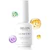 GELLEN Nail Primer and Dehydrator, 3-in-1 Acid-free Nourishing Nail Prep for Gel & Acrylic Nails, Gentle with Squalane VE Promote Health, 15ML 3s Air Dry Dehydrate Long-lasting Nails Art Supplies
