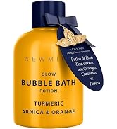 Nutritious Bubble Bath - Luxury Long Lasting Natural Bubble Foaming - Turmeric Orange Arnica Esse...