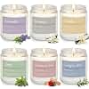 6 Pack Candles for Home Scented Aromatherapy Candles Gifts Set for Women, Lavender Candle, 37.8 oz 300 Hour Long Lasting Candles, Stocking Stuffers, Birthday, Valentine, Christmas, Anniversary Present
