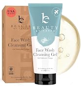 Travel Size Face Wash - USA Made with Natural & Organic Ingredients, Facial Cleanser for Acne & O...