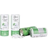 The Humble Co. Mint Toothpaste Tablets, 3 PK – Anticavity Fluoride Toothpaste Tablets with All Na...
