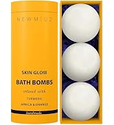 Turmeric & Arnica Bubble Bath Bombs with Orange Essential Oil - Luxurious Bath Essentials for Dry...
