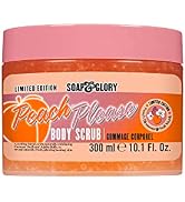 Soap & Glory Peach Please Exfoliating Body Scrub - Vitamin E Body Scrub - Coconut Shell & Jojoba ...