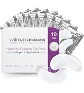 WILMA SCHUMANN Collagen Under Eye Patches, Dark Circle & Wrinkles Under Eye Mask, Pack of 10
