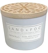 Sand + Fog Scented Candle - Limoncello – Additional Scents and Sizes – 100% Cotton Lead-Free Wick...