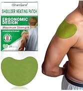 ishancare Shoulder Patches - 24 Count Warming Herbal Plaster Maximum Strength Heat Patches, 8 Hou...