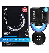 MOON Teeth Whitening Kit with LED Light, Wireless, 5 Minute Treatment, Gentle on Sensitive Teeth,...