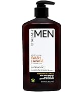Vitabath Men's Amber Woodland All-In-One Body Wash Moisturizing Bath & Shower All Over Refresh, H...