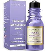 Calm Magnesium Roller Lavender Orange Cedarwood Essential Oil Roll On Blend Calming Aromatherapy ...