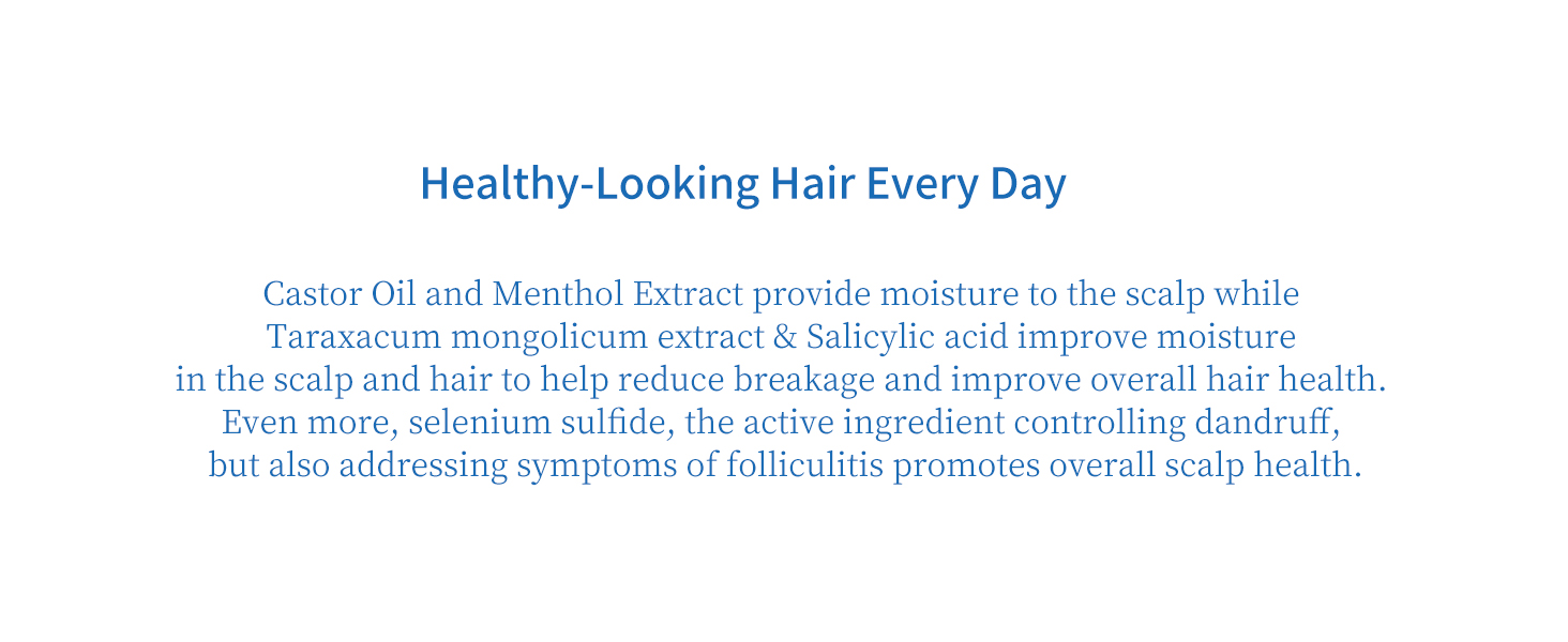 Ceson&Cesun Folliculitis, Seborrheic Dermatitis Shampoo, Anti-Dandruff Shampoo