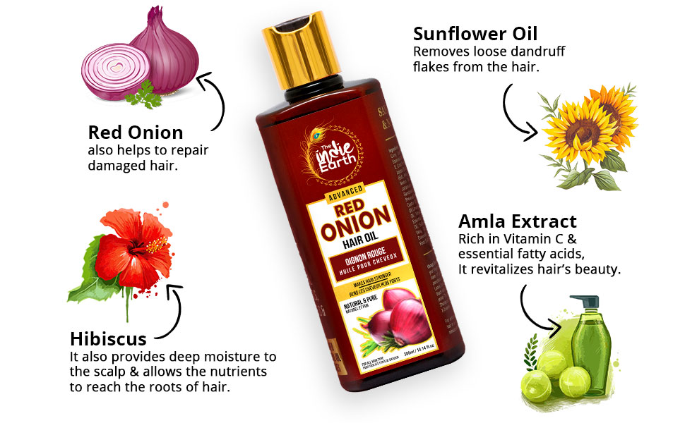 Red Onion Oil 300ml