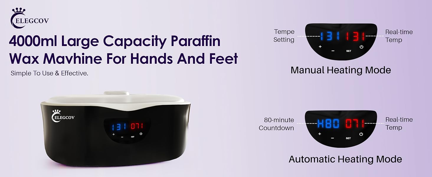 hand wax paraffin machine