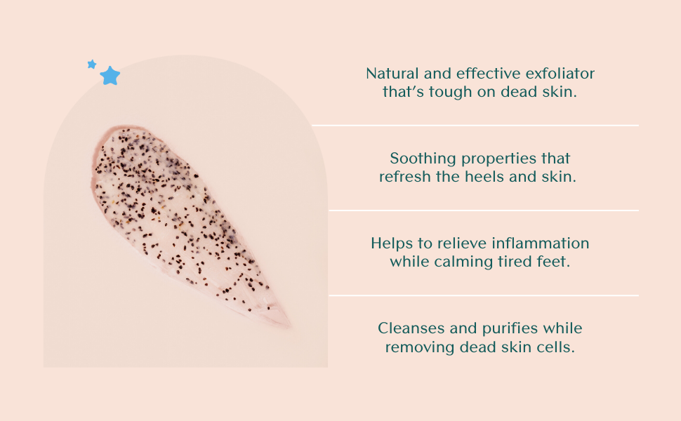 Bare August Exfoliating Foot Scrub 