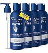 4-Pack Gloves In A Bottle Shielding Lotion - Great for Dry Itchy Skin! Grease-less and Fragrance ...