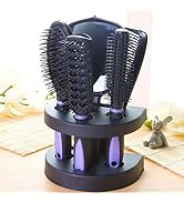 Healthcom 5 Pcs Hair Combs Set Professional Salon Hair Cutting Brushes Sets Salon Hairdressing St...