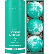 Refreshing & Energizing Bath Bombs Peppermint Eucalyptus - Mothers Day Gifts Relaxation Birthday ...
