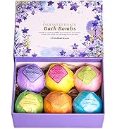 Bath Bombs Gift Set - The Best Ultra Bubble Fizzies with Natural Dead Sea Salt Cocoa and Shea Ess...