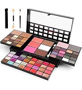 Vtrem Professional Makeup Palette Set, 36 Colors Eyeshadow + 28 Lip Glosses + 4 Concealer Powder ...