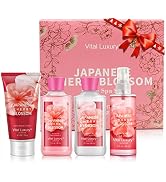 Vital Luxury Bath & Body Kit, 3 Fl Oz, Ideal Skincare Gift Home Spa Set, Includes Body Lotion, Sh...