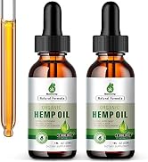 MaxHemp Hemp Oil (2 Pack) - 100% Natural Hemp Drops Tincture -C02 Extraction, Organic Hemp Oils w...