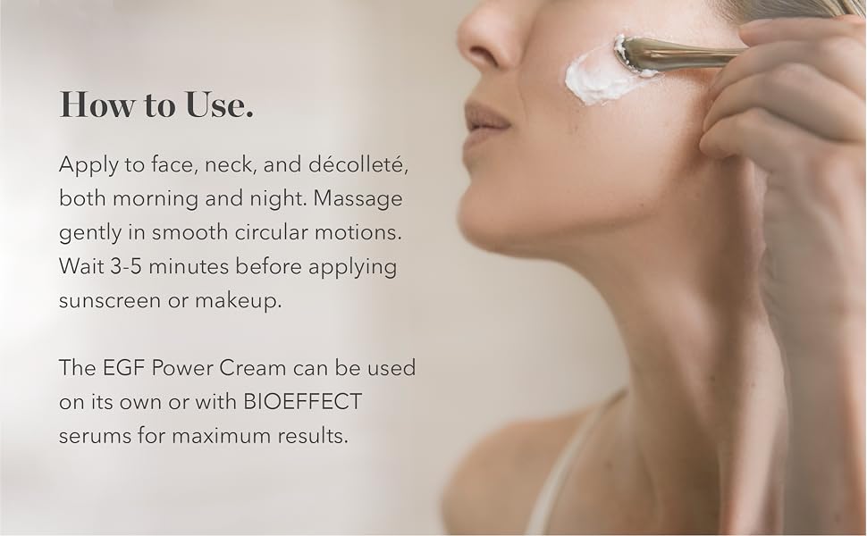 How To Use EGF Power Cream Image
