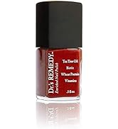 Dr’s Remedy Nail Polish, All Natural Enriched Nail Strengthener Non Toxic and Organic - RESCUE Red