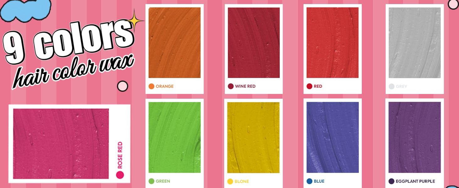 hair wax color
