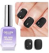 Gellen Black Gel Nail Polish 18ML 1Pc Jelly Gel Polish Sheer Classic Black Gel Polish Soak off UV...