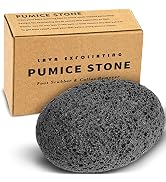 Maryton Natural Pumice Stone for Feet - Lava Foot Exfoliator Scrubber Pedicure Tools, Dead Skin C...