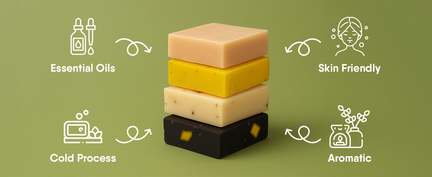 cold process soap benefits, natural soap with essential oils, handmade soap skin friendly