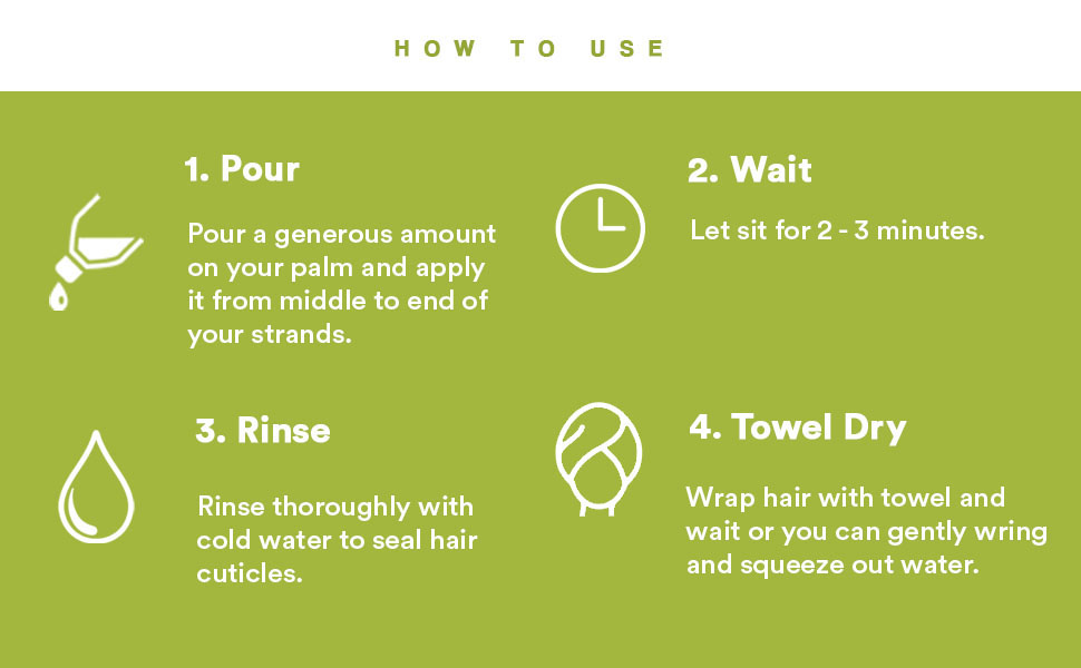 How to use conditioner green