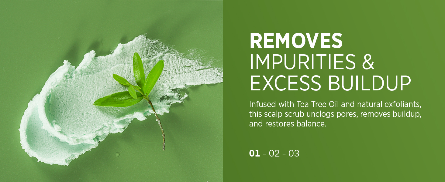 tea tree scalp scrub