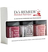 Dr.'s Remedy All Natural Nail Polish - Anniversary Kit - Organic Non-Toxic 3 Piece Nail Polish Se...