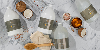 Zogics Organics Honey Coconut line of bath and body care