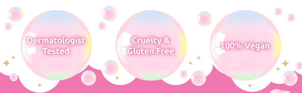 Glimmer Wish hair and body products are free of harmful chemicals